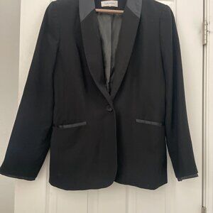 Women's Stunning Suit-  Black Tuxedo Jacket & Dress Pants-Calvin Klein